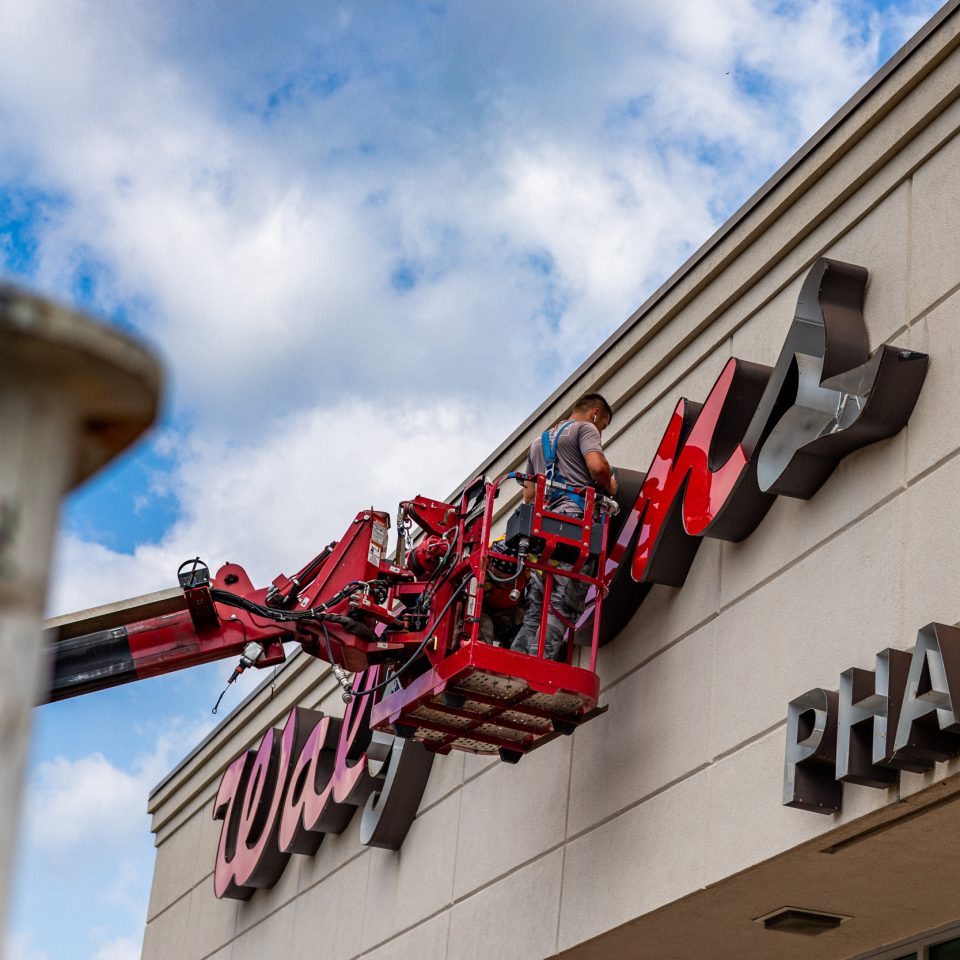 Sign removal service