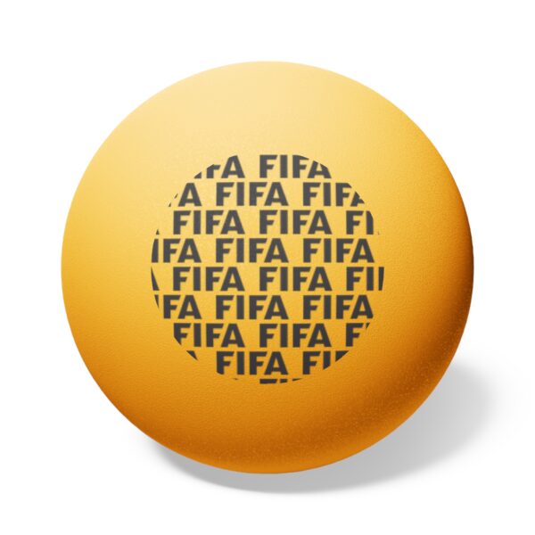 Ping Pong Balls — 6-Pack Orange Table Tennis Balls with FIFA Pattern