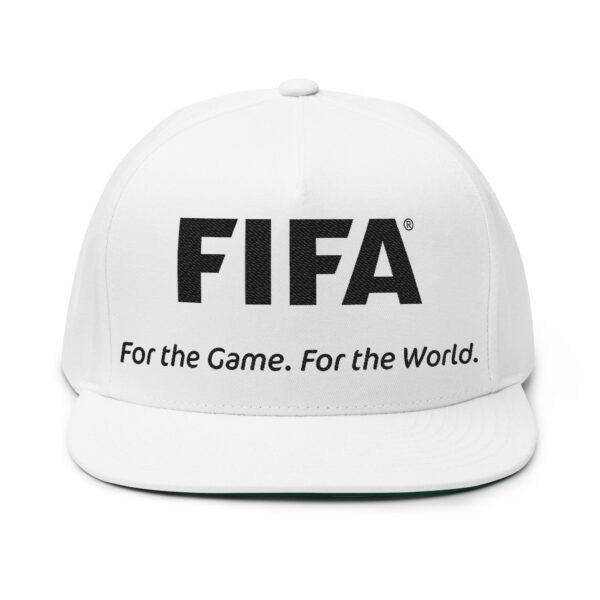 FIFA Embroidered Flat Bill Cap — For the Game. For the World.