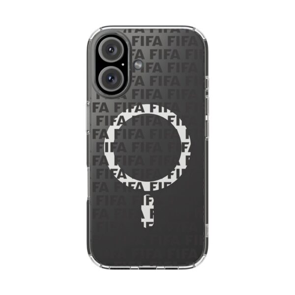 Clear Magnetic Phone Case — FIFA Logo MagSafe-Compatible Impact-Resistant