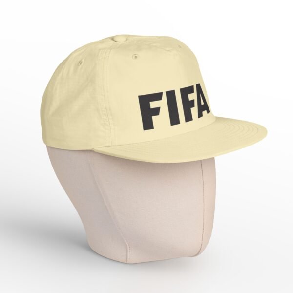 FIFA Surf Cap — White Embroidered Sport Logo Hat