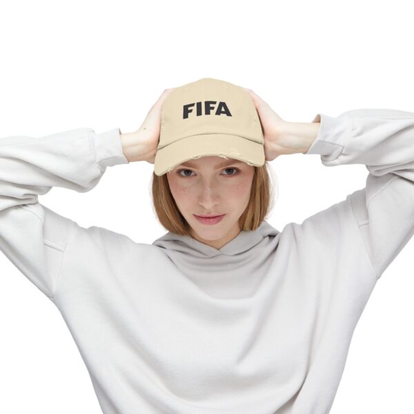 FIFA Distressed Baseball Cap – Vintage Soccer Fan Hat