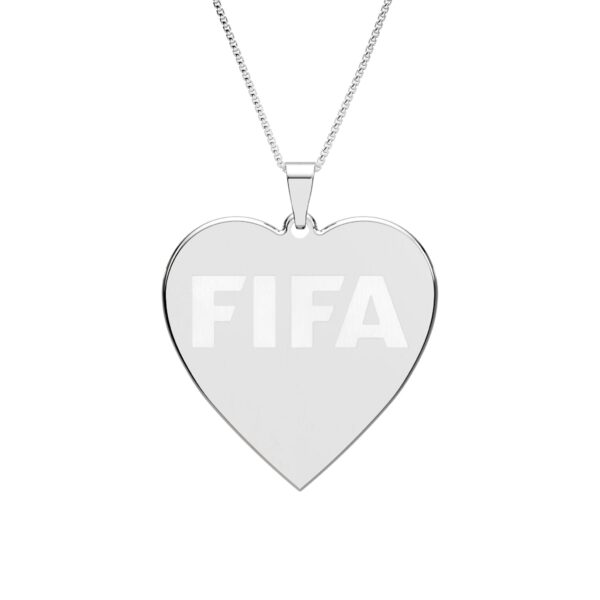 Heart Photo Pendant — Personalized Heart Frame Necklace (FIFA Engraved Option)