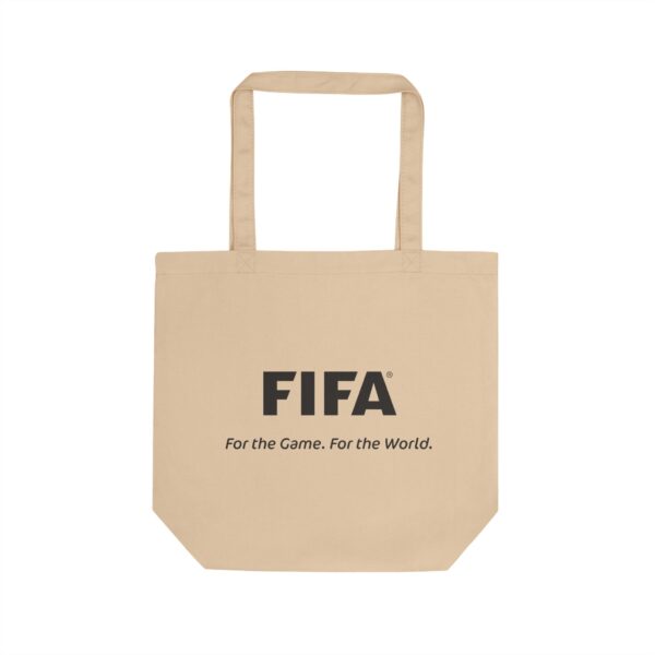 FIFA Eco Tote Bag — 'For the Game. For the World.' Reusable Canvas Shopper