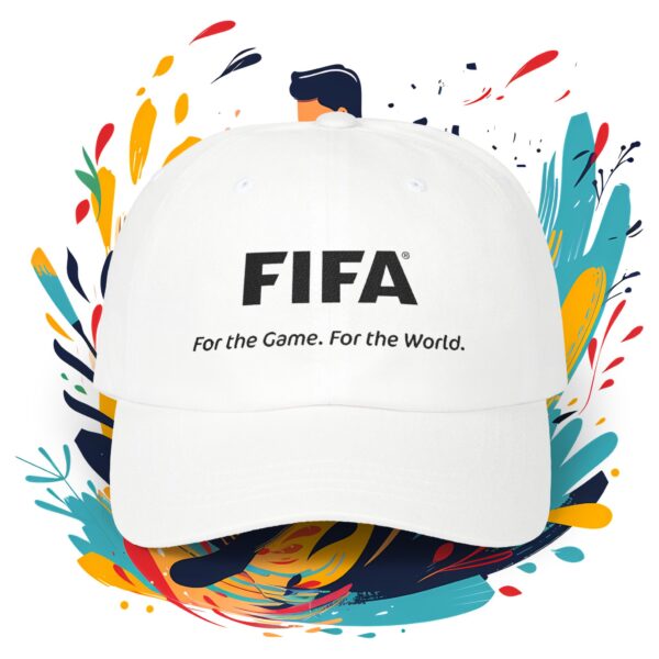 FIFA Classic Dad Cap – Embroidered 'For the Game. For the World.' Baseball Hat