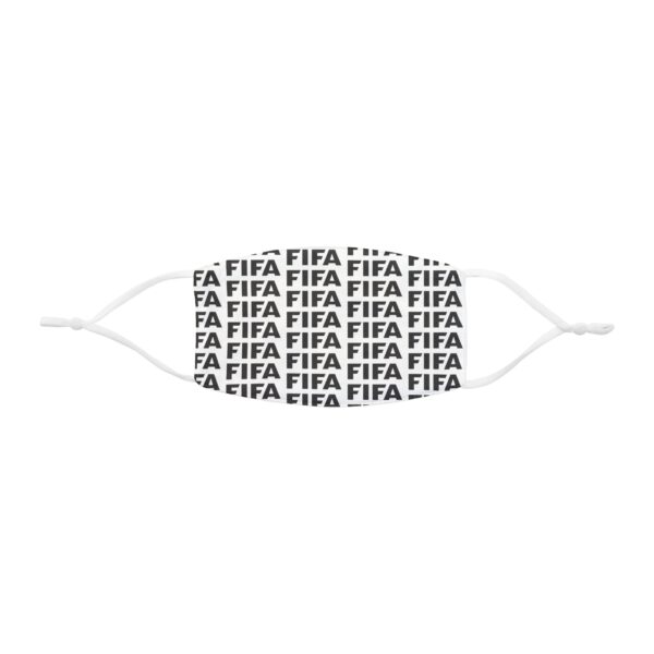 Face Mask — Repeating 'FIFA' Text Pattern Polyester Mask