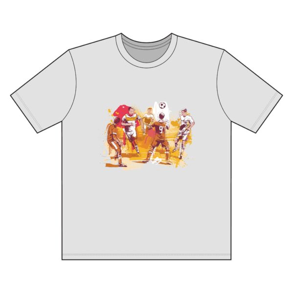 Soccer Action Graphic Tee – FIFA Backprint Football Shirt