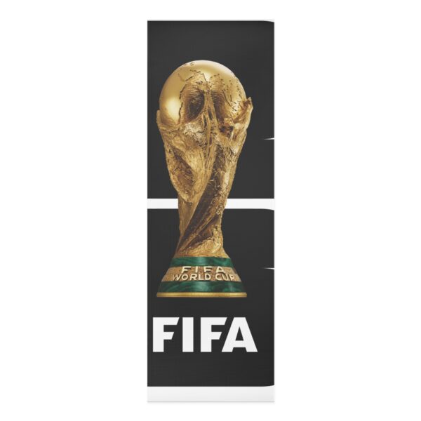 FIFA World Cup Trophy Foam Yoga Mat — Soccer Fan Exercise Mat