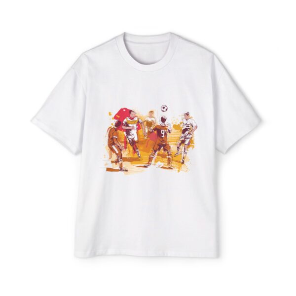 Soccer Match Graphic Tee — FIFA Back Logo Men’s Oversized T-Shirt