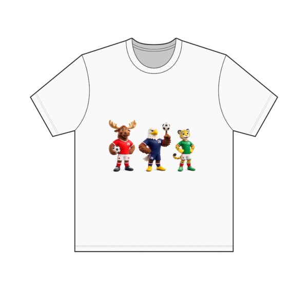 Men's Tee — Cute Animal Soccer Team Graphic