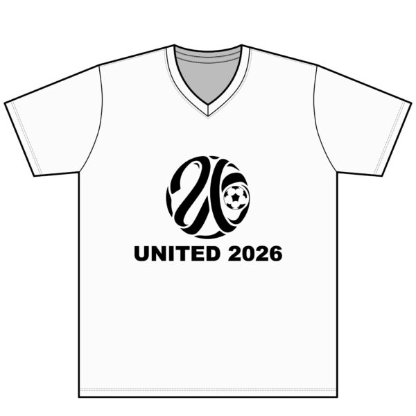 United 2026 Soccer V‑Neck Tee