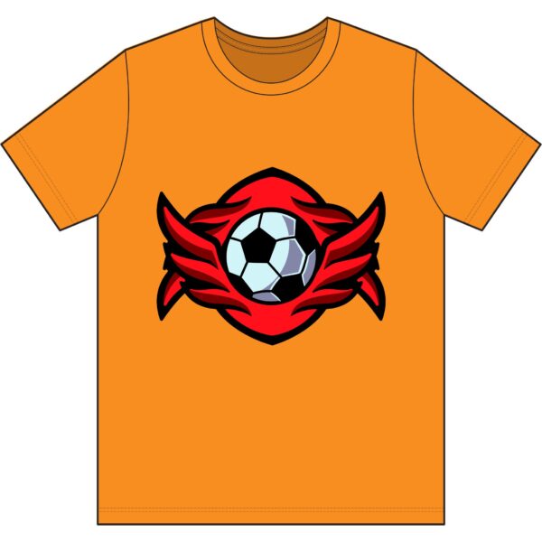 Soccer Flame Logo T-Shirt