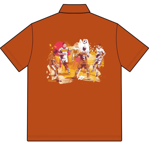 PosiCharge Strive Polo — Men's Motivational Soccer Graphic Polo