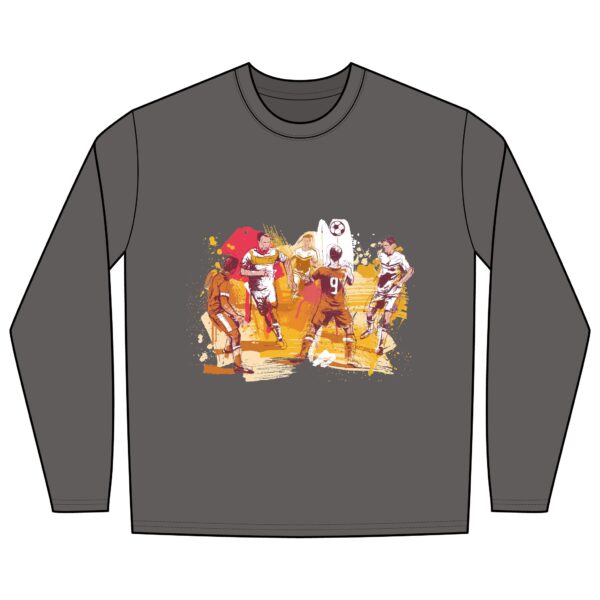 FIFA Soccer Long Sleeve Tee — Vintage Match Scene Graphic