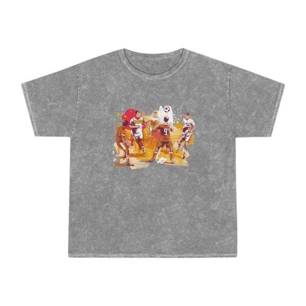Soccer Vintage Mineral-Wash T-Shirt — Retro FIFA Graphic