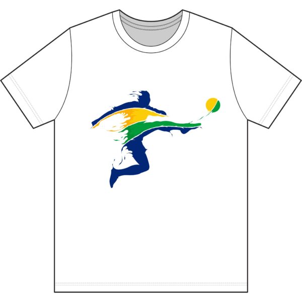 Tennis Player Silhouette Performance T-Shirt